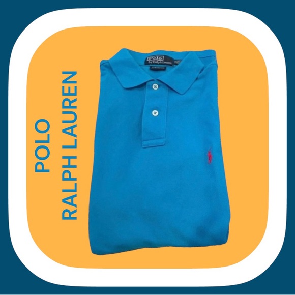 RALPH LAUREN MENS POLO SHIRT TOP SHORT SLEEVES M/L - Picture 3 of 5